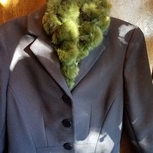Adrienne Vittadini, Apple Green Neck Wrap